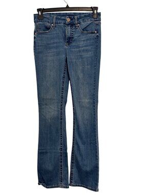 Seven7 Womens Bootcut Stretch Denim Jeans Size 4 Medium Wash